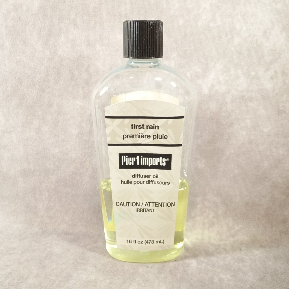 Pier 1 Imports Discontinued * First Rain * Reed Difuser Oil 16oz RARE 40% Full